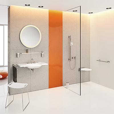 Conception 3D salle de bain PMR